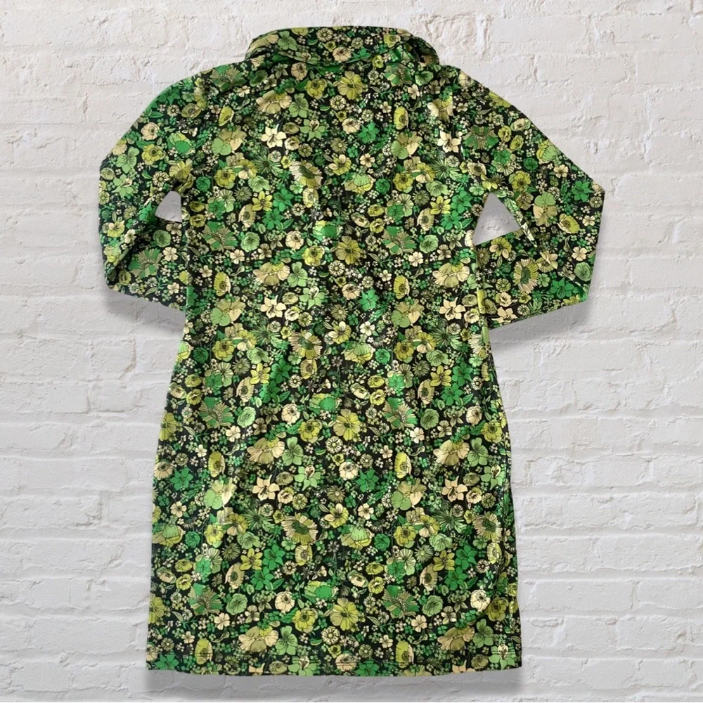 Zara Retro Floral Mini Dress - Picture 2 of 5